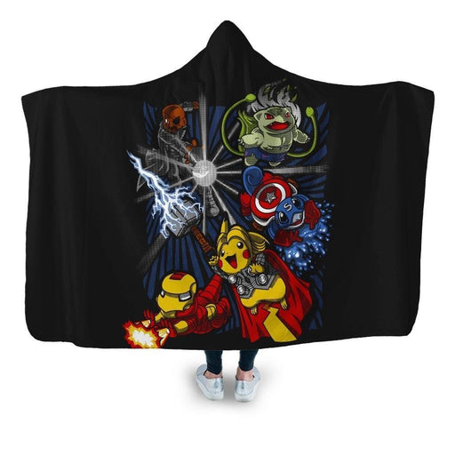 Avengermon Hooded Blanket - Adult / Premium Sherpa