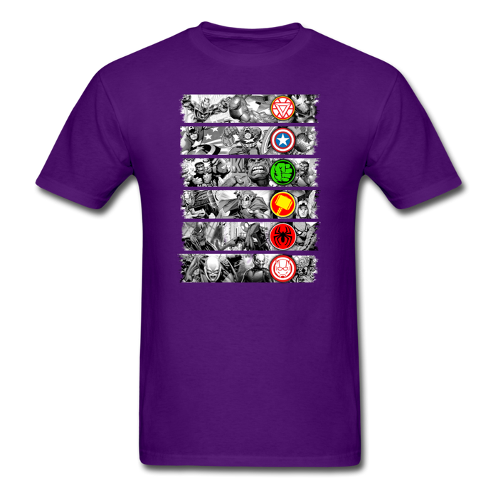Avengers Unisex Classic T-Shirt - purple / S