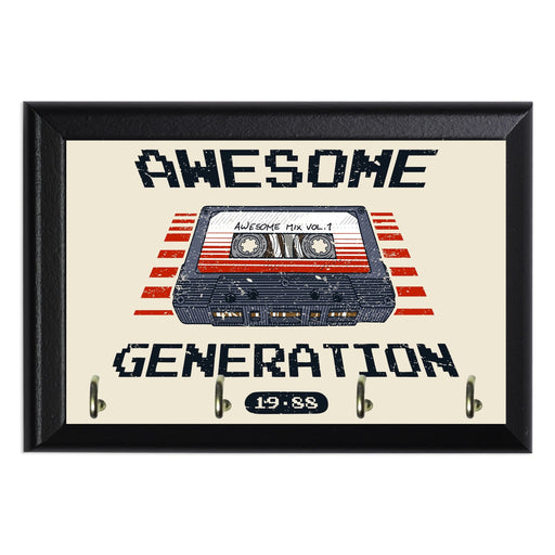 Awesome Generation Key Hanging Wall Plaque - 8 x 6 / Yes