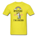 B Please I’m A Unicorn Unisex Classic T-Shirt - yellow / S