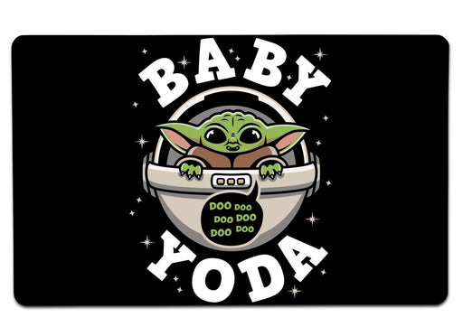 Baby Yoda Doo Large Mouse Pad