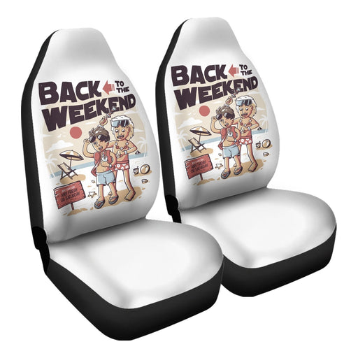 Back To The Weekend Car Seat Covers - One size