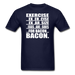Bacon Exercise Unisex Classic T-Shirt - navy / S