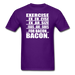 Bacon Exercise Unisex Classic T-Shirt - purple / S