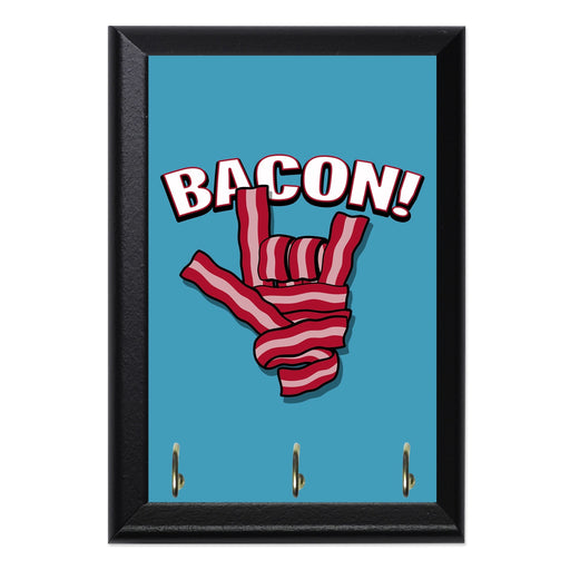 Bacon Key Hanging Plaque - 8 x 6 / Yes