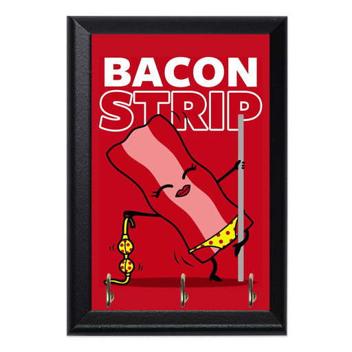 Bacon Strip Key Hanging Plaque - 8 x 6 / Yes
