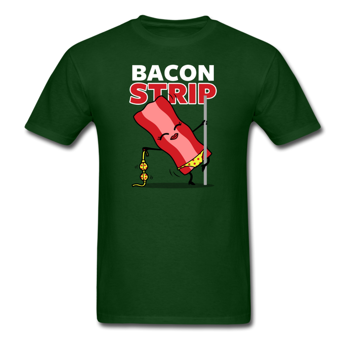 Bacon Strip Unisex Classic T-Shirt - forest green / S