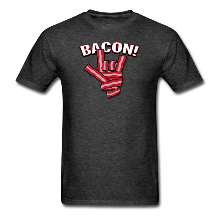 Bacon Unisex Classic T-Shirt - heather black / S