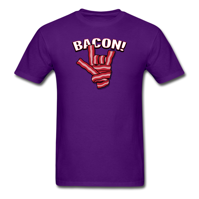Bacon Unisex Classic T-Shirt - purple / S