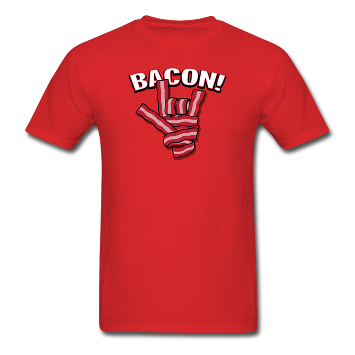 Bacon Unisex Classic T-Shirt - red / S