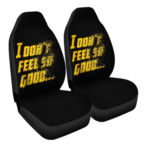 Bad Feeling Car Seat Covers - One size