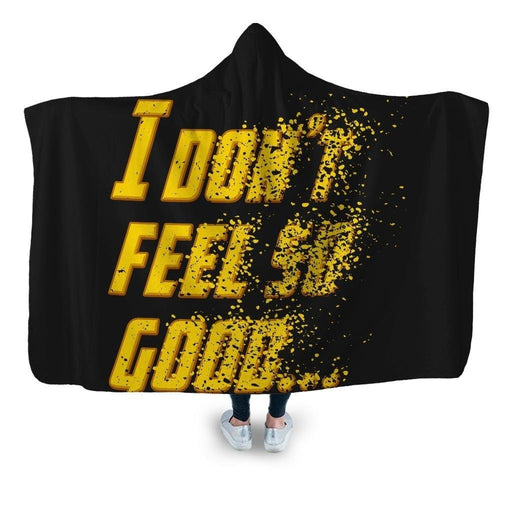 Bad Feeling Hooded Blanket - Adult / Premium Sherpa