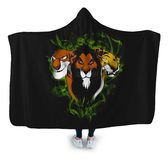 Bad Felines Hooded Blanket - Adult / Premium Sherpa