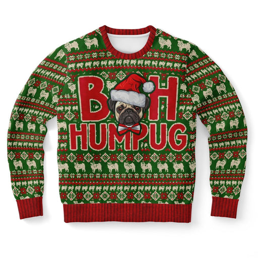 Bah Humpug All Over Print Sweater - XS