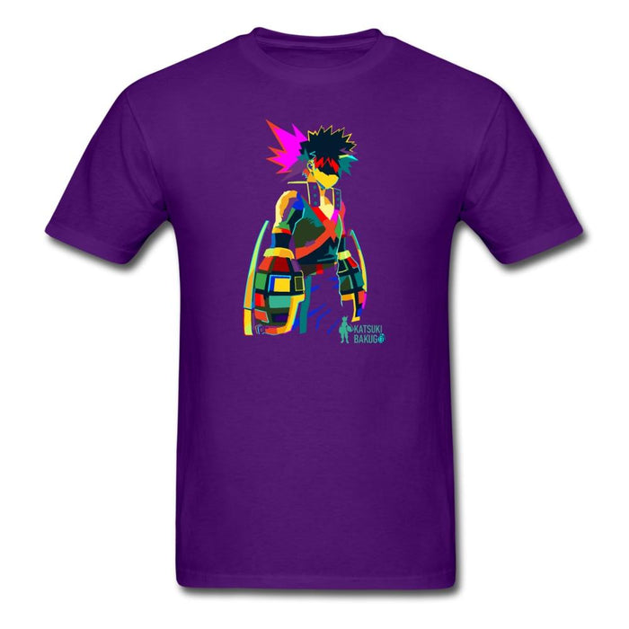 Bakugo The Angry Hero Unisex Classic T-Shirt - purple / S