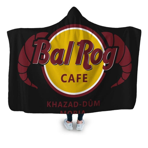 Bal Rog CafÃ© Hooded Blanket - Adult / Premium Sherpa