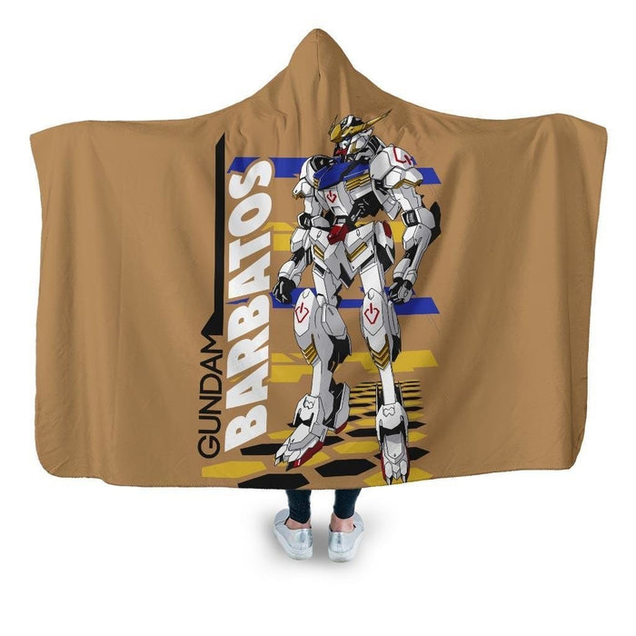 Barbatos Gundam Hooded Blanket - Adult / Premium Sherpa