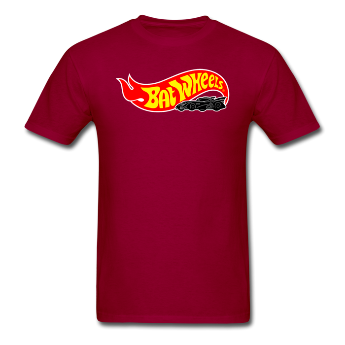 Bat Wheels Unisex Classic T-Shirt - dark red / S