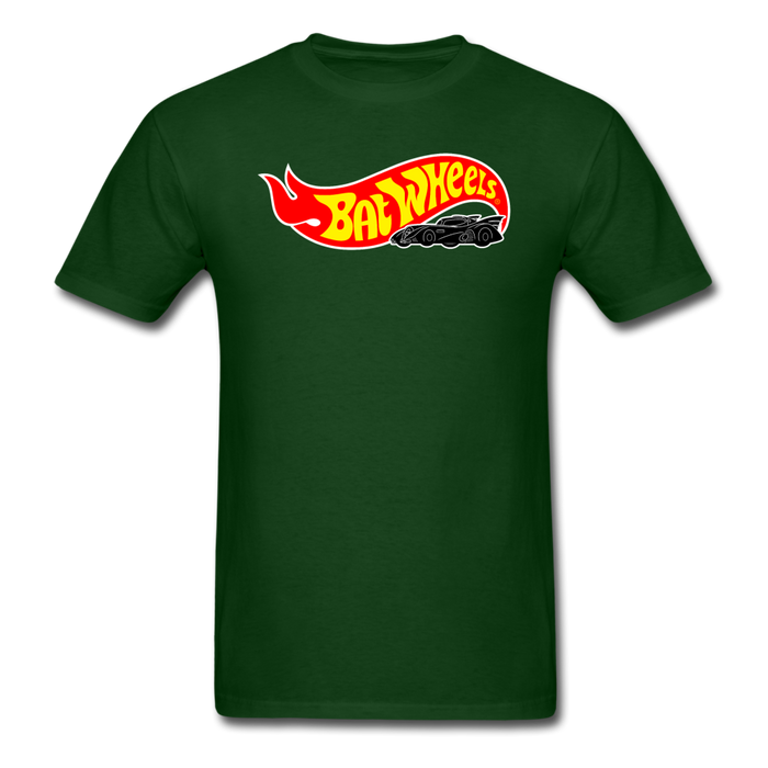 Bat Wheels Unisex Classic T-Shirt - forest green / S