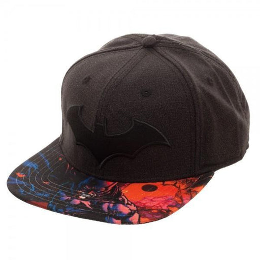 Batman DC Comics Arkham Logo Black Snapback Hat