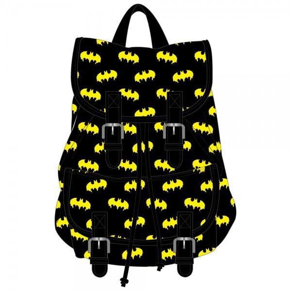 Batman Logo Knapsack Backpack Book Bag DC Comics