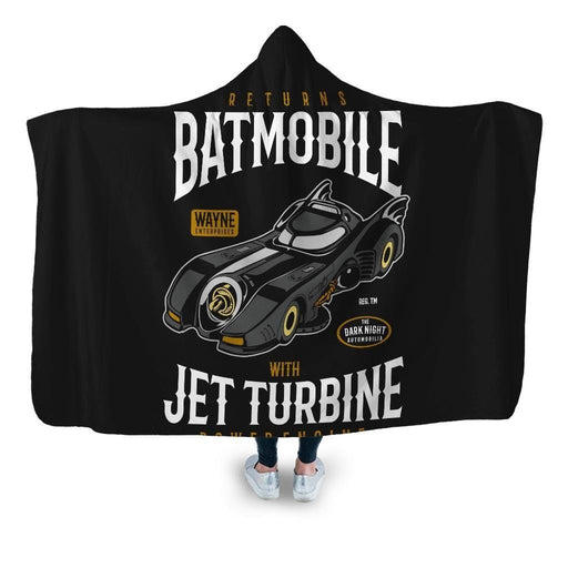 Batmobile Returns Hooded Blanket - Adult / Premium Sherpa