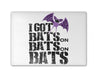 Bats On Print White Cutting Board