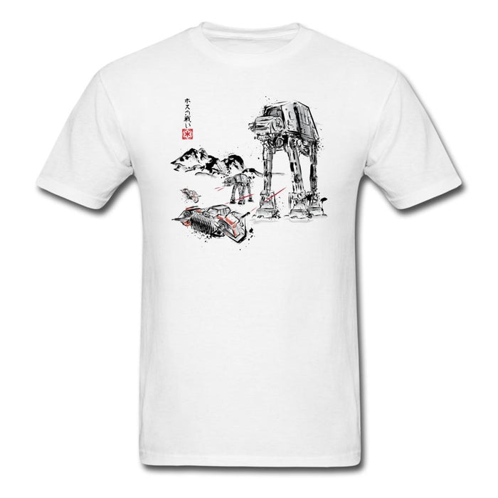 Battle In The Snow Unisex Classic T-Shirt - white / S