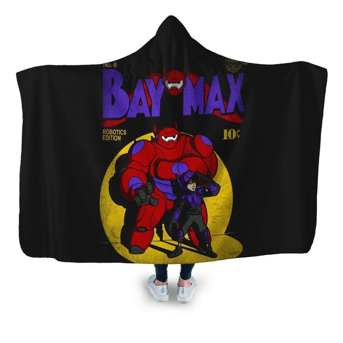 Baymax Number 9 Hooded Blanket - Adult / Premium Sherpa