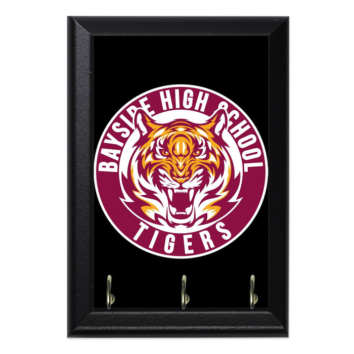 Bayside Tigers Wall Plaque Key Holder - 8 x 6 / Yes