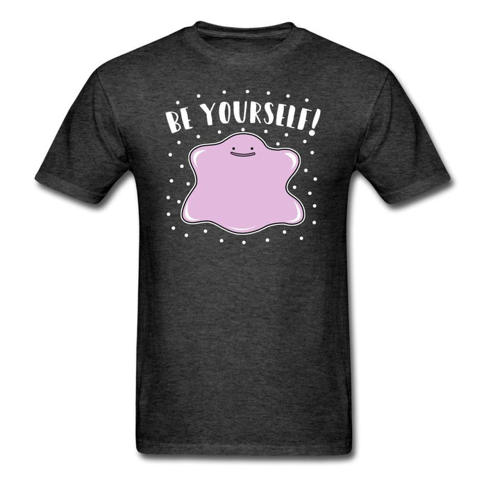 Be Yourself Unisex Classic T-Shirt - heather black / S