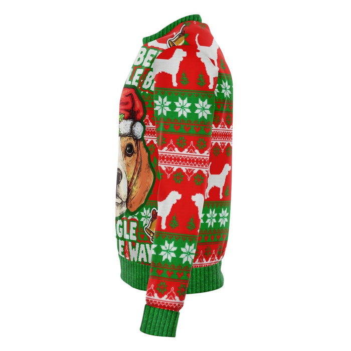Beagle Bells All Over Print Sweater
