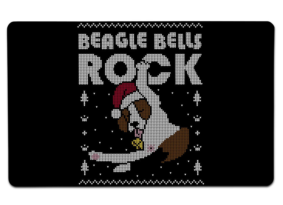 Beagle bells Large Mouse Pad