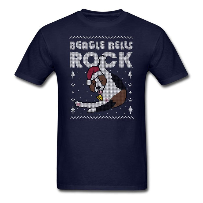 Beagle Bells Unisex Classic T-Shirt - navy / S