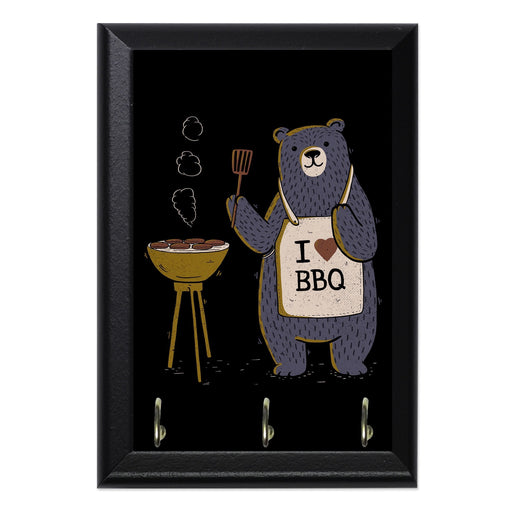 Bear Grill Key Hanging Plaque - 8 x 6 / Yes