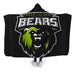 Bear island Bears Hooded Blanket - Adult / Premium Sherpa