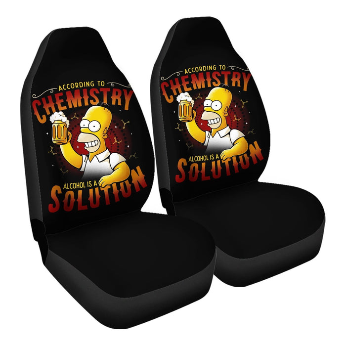 Beer Solution Homer Car Seat Covers - One size