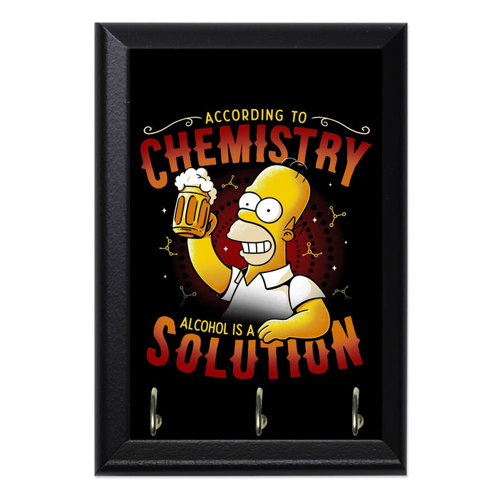 Beer Solution Homer Key Hanging Plaque - 8 x 6 / Yes