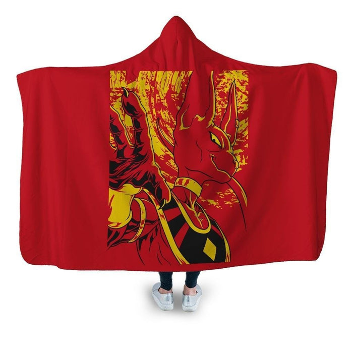 Beerus Hooded Blanket - Adult / Premium Sherpa