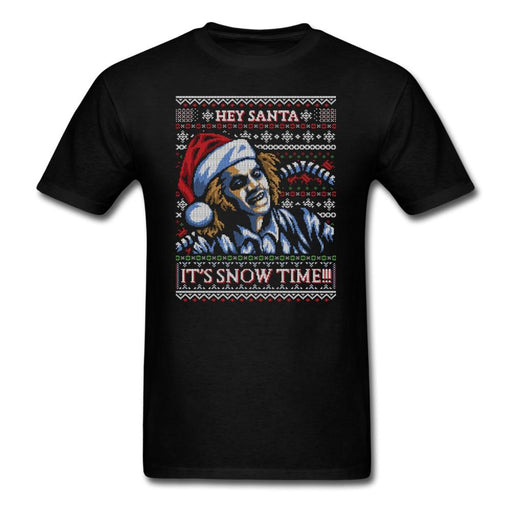 Beetlejuice Knitted Ugly Sweater Design Unisex Classic T-Shirt - black / S