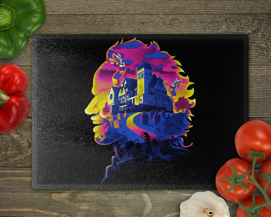 Beetlejuice Silhouette Cutting Board