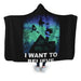Believe In Magic Hooded Blanket - Adult / Premium Sherpa