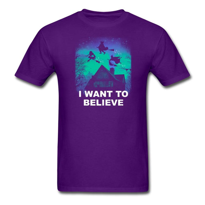 Believe in Magic Unisex Classic T-Shirt - purple / S