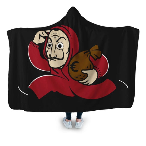 Bella Ciao City Hooded Blanket - Adult / Premium Sherpa