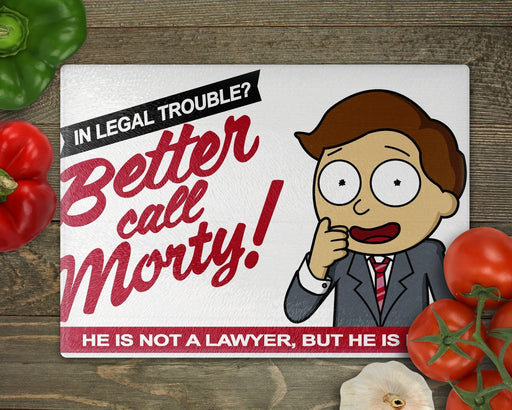 Better Call Morty Cutting Board