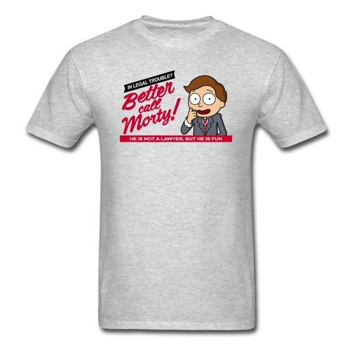Better Call Morty Unisex Classic T-Shirt - heather gray / S
