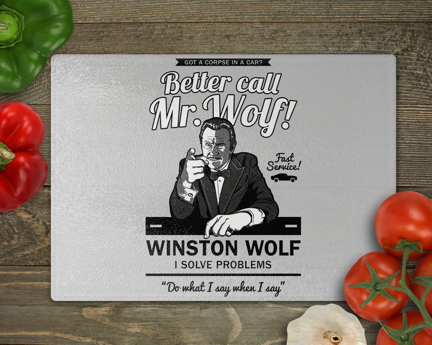 Better Call Wolf Cutting Board