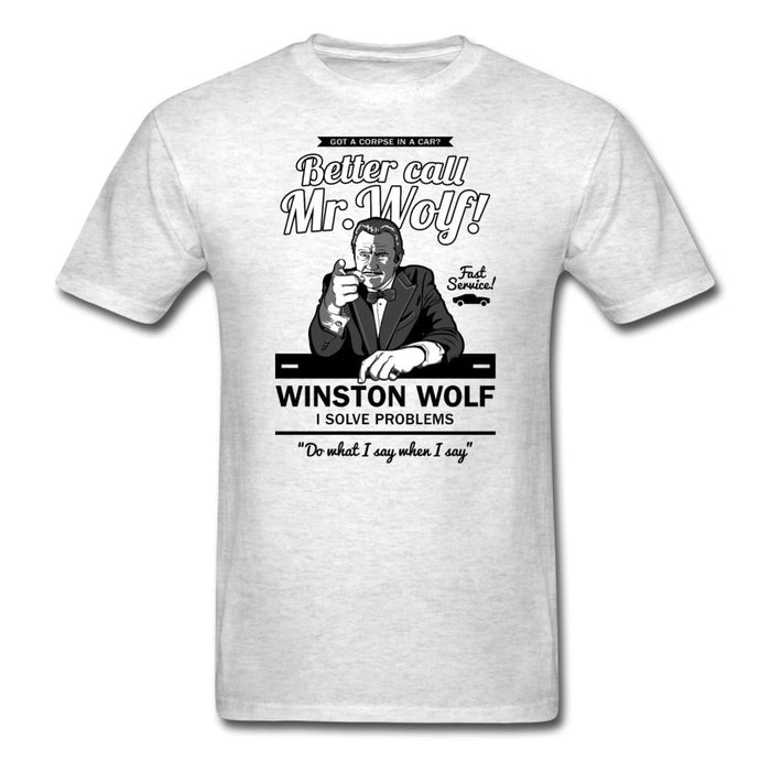 Better Call Wolf Unisex Classic T-Shirt - light heather gray / S