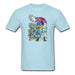 Between Worlds Watercolor Unisex Classic T-Shirt - powder blue / S