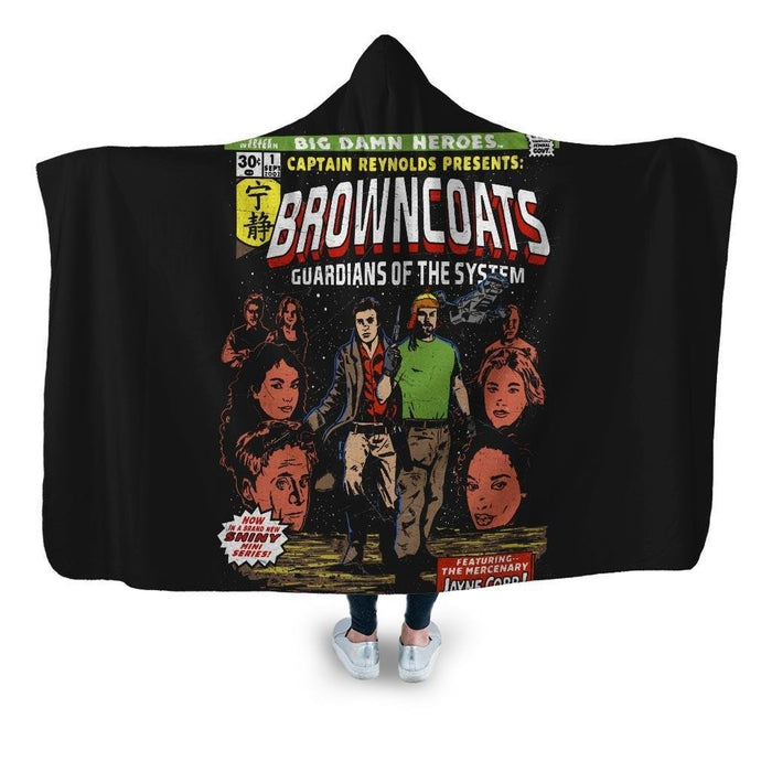 Big Damn Heroes Hooded Blanket - Adult / Premium Sherpa
